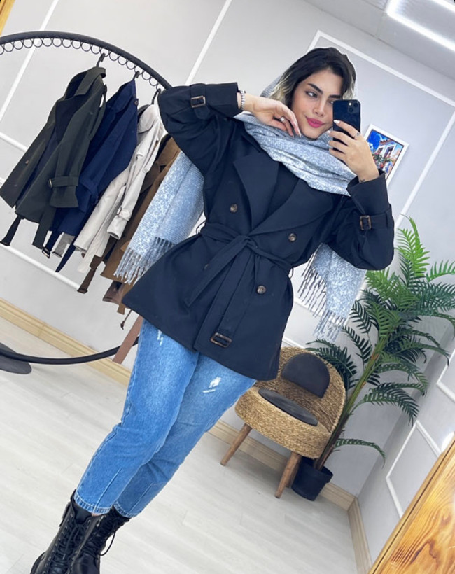 بارانی زنانه مدل کوتاه
