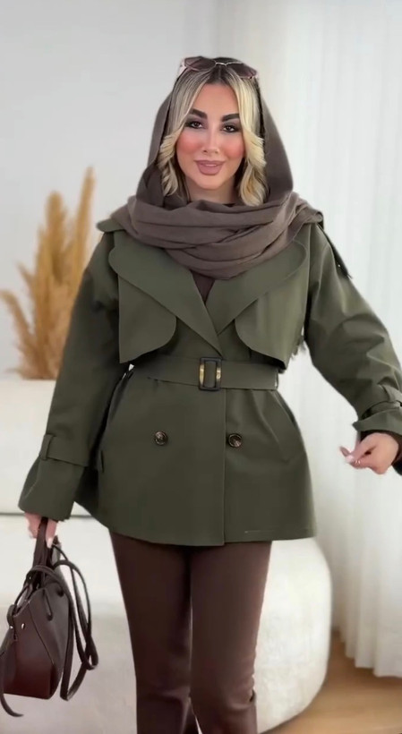 بارانی زنانه مدل دل